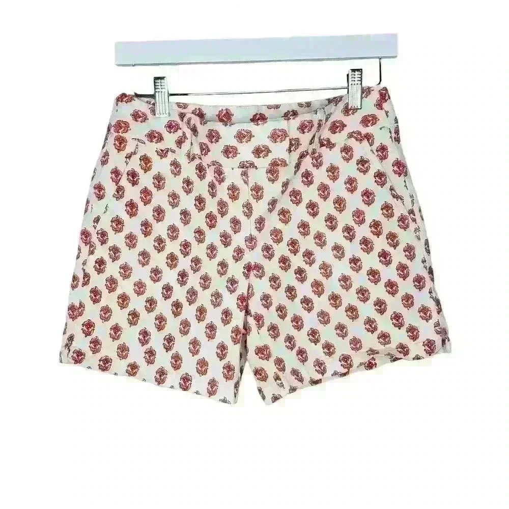Ann Taylor LOFT floral shorts the riviera short size 2